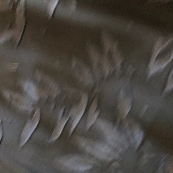 Vintage Black Leaf Large Scarf, Vintage Wrap, Extra Long Rectangular Scarf - Picture 7 of 7